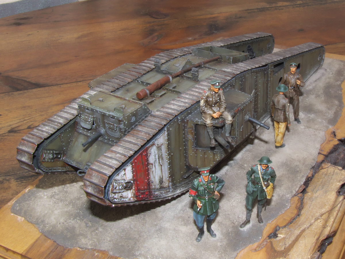 Plastic model of the Mark. IV Tadpole tank