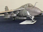 Paper model of the American A-6 Intruder twin-seat attack aircraft - photo No. 2 - close-up