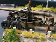 Diorama titled Normandy 1944 depicts a scene from World War II - photo No. 5 - close-up