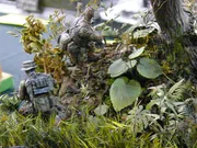 Diorama depicting a scene from the 1989 US military intervention in Panama - photo No. 4 - close-up