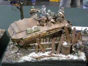 Diorama titled Where Is Ivan? depicting a scene from the Eastern Front of World War II - photo No. 6 - rear view