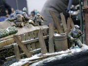 Diorama titled Where Is Ivan? depicting a scene from the Eastern Front of World War II - photo No. 8 - close-up