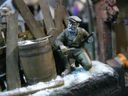 Diorama titled Where Is Ivan? depicting a scene from the Eastern Front of World War II - photo No. 9 - close-up