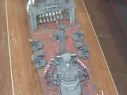 Paper model of the Japanese Nisshin warship, version with seaplanes - photo No. 5 - close-up