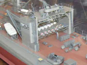 Paper model of the Japanese Nisshin warship, version with seaplanes - photo No. 7 - close-up