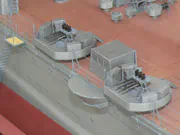 Paper model of the Japanese Nisshin warship, version with seaplanes - photo No. 9 - close-up