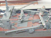 Paper model of the Japanese Nisshin warship, version with seaplanes - photo No. 11 - close-up