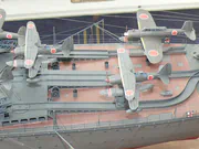 Paper model of the Japanese Nisshin warship, version with seaplanes - photo No. 12 - close-up