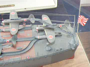 Paper model of the Japanese Nisshin warship, version with seaplanes - photo No. 14 - close-up