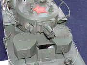1:25 scale paper model of the Soviet T-28 tank - photo No. 3 - close-up