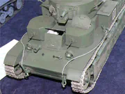 1:25 scale paper model of the Soviet T-28 tank - photo No. 4 - close-up
