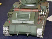 1:25 scale paper model of the Soviet T-28 tank - photo No. 6 - close-up