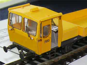 Paper model of the WM-15A rail vehicle built in H0 scale - photo No. 3 - close-up
