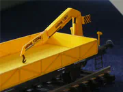 Paper model of the WM-15A rail vehicle built in H0 scale - photo No. 4 - close-up