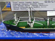Plastic model of the bulk carrier M/S Alna - photo No. 2 - close-up