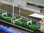 Plastic model of the bulk carrier M/S Alna - photo No. 3 - close-up