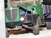 Plastic model of the Büssing 8000 truck built to a 1:24 scale - photo No. 4 - close-up