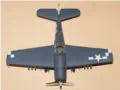 A plastic model of the Grumman F6F Hellcat aircraft - photo no 5.