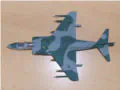 A plastic model of the AV-8B Harrier aircraft made in 1:72 scale - photo no 5.