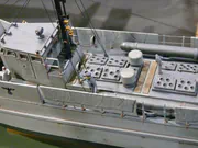 Plastic model of a German S-class torpedo boat - photo No. 7 - close-up