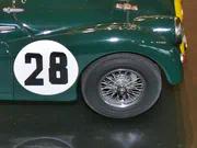 1:24 scale plastic model of the Triumph TR2 that competed in the 1955 Le Mans race - photo No. 8 - close-up