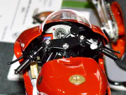 1:12 scale plastic model of the Yamaha YZR500 motorcycle built from a Tamiya kit - photo No. 6 - close-up