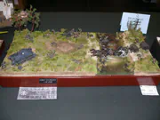 WWII military diorama titled First to Fight 1 Sept 1939 - photo No. 1 - front view