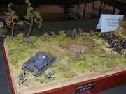 WWII military diorama titled First to Fight 1 Sept 1939 - photo No. 2 - close-up