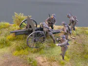WWII military diorama titled First to Fight 1 Sept 1939 - photo No. 6 - close-up