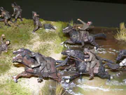 WWII military diorama titled First to Fight 1 Sept 1939 - photo No. 11 - close-up
