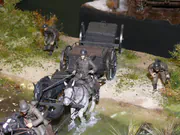 WWII military diorama titled First to Fight 1 Sept 1939 - photo No. 14 - close-up