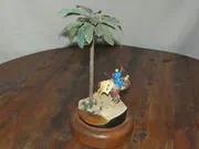 Miniature of a Tuareg warrior built in 1:32 scale - photo No. 2 - rear view