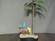 Miniature of a Tuareg warrior built in 1:32 scale - photo No. 3 - front view