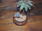 Miniature of a Tuareg warrior built in 1:32 scale - photo No. 9 - rear view