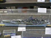 Scratch-built scale model of the British battleship HMS Rodney - photo No. 1 - side view