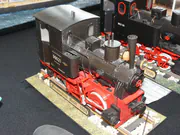 Paper model of the German narrow-gauge Bn2t Freudenstein steam locomotive - photo No. 2 - front view