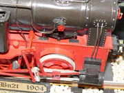 Paper model of the German narrow-gauge Bn2t Freudenstein steam locomotive - photo No. 7 - close-up