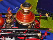 1:12 scale plastic model of the Christie fire truck built from an AMT kit - photo No. 8 - close-up