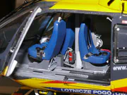 Plastic model of the EC135 air ambulance helicopter - photo No. 6 - close-up