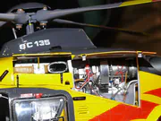 Plastic model of the EC135 air ambulance helicopter - photo No. 8 - close-up