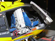 Plastic model of the EC135 air ambulance helicopter - photo No. 9 - close-up