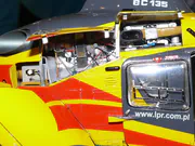 Plastic model of the EC135 air ambulance helicopter - photo No. 11 - close-up