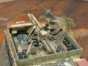 Plastic model of the M7 Priest self-propelled howitzer of the 7th Horse Artillery Regiment, Polish II Corps, in May–June 1945 - photo No. 10 - close-up