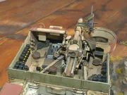 Plastic model of the M7 Priest self-propelled howitzer of the 7th Horse Artillery Regiment, Polish II Corps, in May–June 1945 - photo No. 11 - close-up