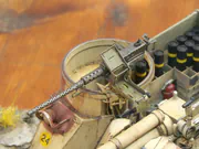 Plastic model of the M7 Priest self-propelled howitzer of the 7th Horse Artillery Regiment, Polish II Corps, in May–June 1945 - photo No. 17 - close-up
