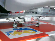 Plastic model of a Polish Air Force MiG-29UB fighter - photo No. 2 - close-up