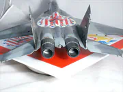 Plastic model of a Polish Air Force MiG-29UB fighter - photo No. 5 - close-up