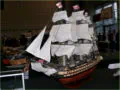 A plastic model of HMS Victory sailing ship - photo no 3.
