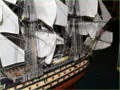 A plastic model of HMS Victory sailing ship - photo no 10.