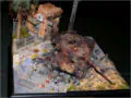 Diorama with the plastic model of the Abrams tank - photo no 3.